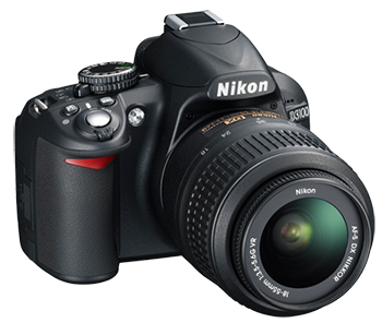 Nikon D3000 10.2MP DSLR Camera with 18-55mm DX VR Lens 
